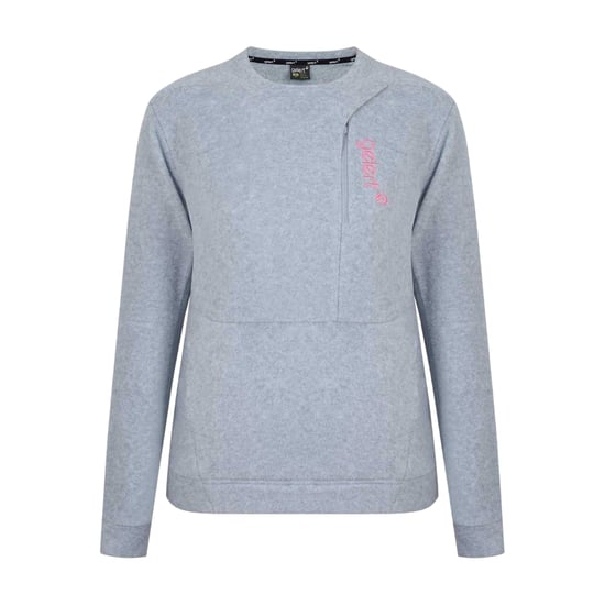 Gelert Dames/Dames Geborduurd Fleece Sweatshirt (Lichtgrijs) - Image 1