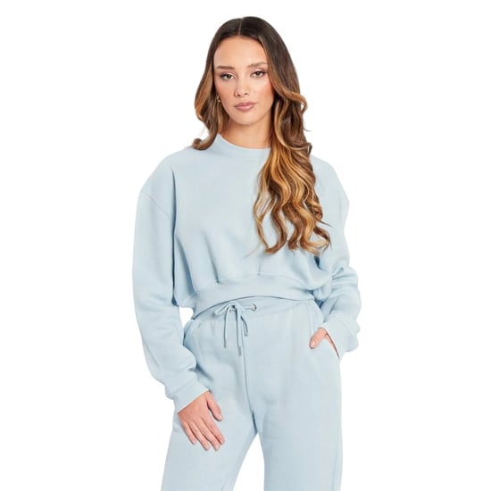 Be You Dames/Dames Cropped Relaxed Fit Sweatshirt (Blauw) - Image 2