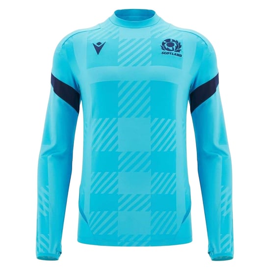 Macron Heren 2025/26 Schotland RU Sweatshirt (Marineblauw/Lichtblauw) - Image 1