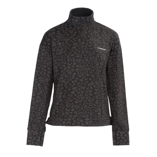 LA Gear Dames/Dames Sweatshirt met halve rits (Zwart) - Image 1