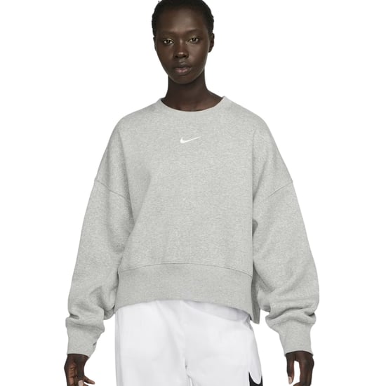 Nike Dames Phoenix Fleece Crew Neck Oversized Sweatshirt (Grijs Marl) - Image 1