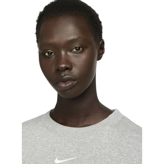 Nike Dames Phoenix Fleece Crew Neck Oversized Sweatshirt (Grijs Marl) - Image 3