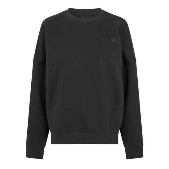 USA Pro Dames/Dames Klassiek Sweatshirt (Zwart) - Image 1