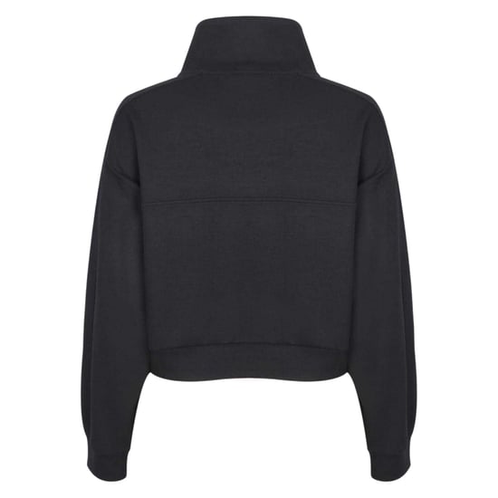 Biba Dames/Dames Funnel Neck Crop Sweatshirt (Zwart) - Image 2