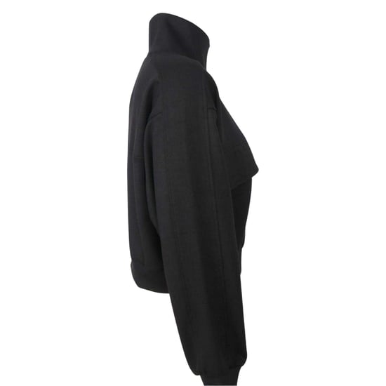 Biba Dames/Dames Funnel Neck Crop Sweatshirt (Zwart) - Image 3