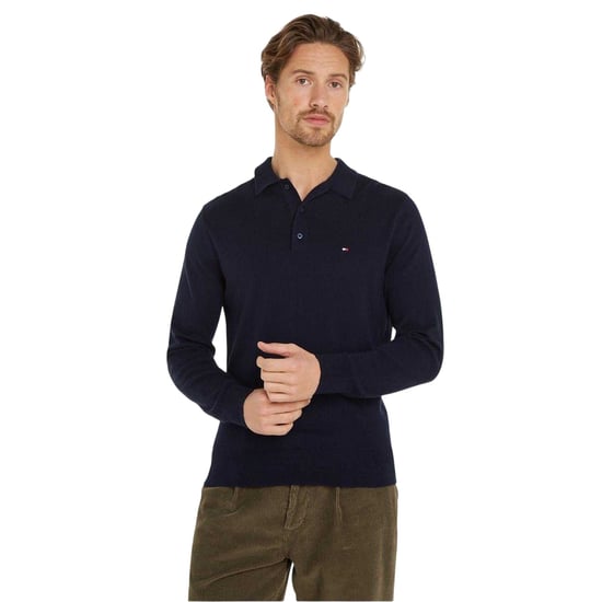 Tommy Hilfiger Heren Katoenen Kasjmier Polo Shirt (Woestijnlucht) - Image 3