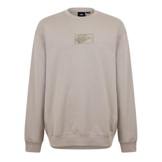 Vans Mens Box Logo Regular Sweatshirt (Mushroom) - Image 1