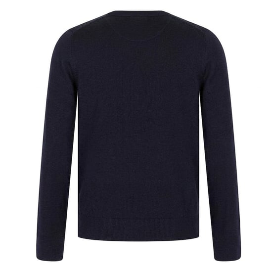 Lyle & Scott Heren Merrick Gebreide V Hals Pullover (Nieuwe Franse marine) - Image 2