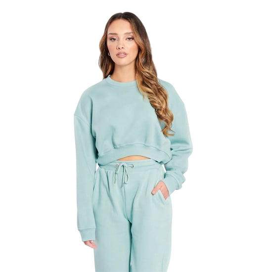 Be You Dames/Dames Cropped Relaxed Fit Sweatshirt (Salie) - Image 2