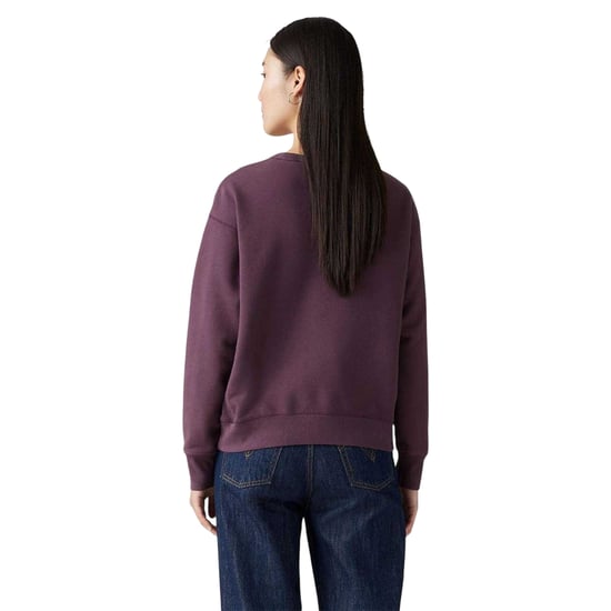 Levis Dames/Dames Sweatshirt met grafische ronde hals (Pruim perfect) - Image 3