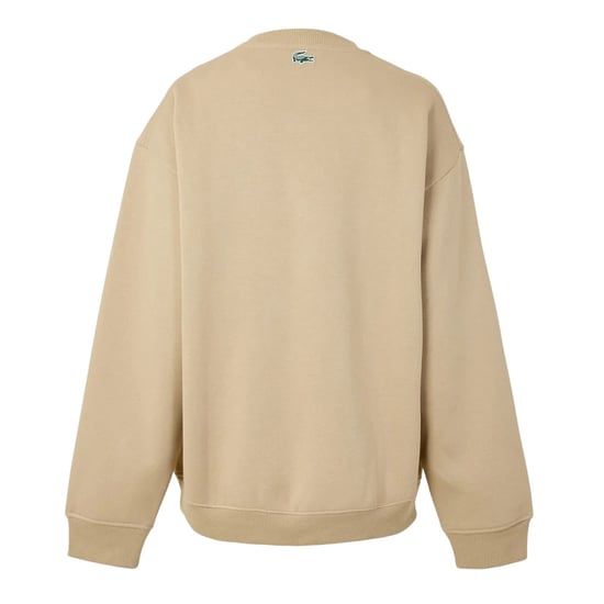 Lacoste Dames Crew Neck Regular Langsleeve Sweater (Beige) - Image 2