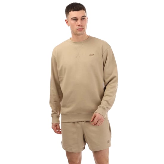 New Balance Heren French Terry Crew Neck Sweatshirt (Steen) - Image 2