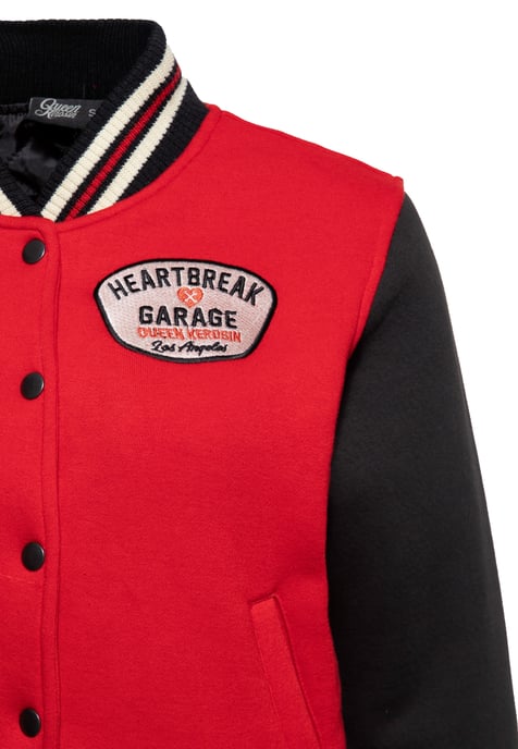 Queen Kerosin Damen College Jacke Heartbreak Garage - Image 3