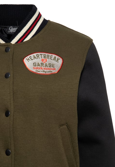 Queen Kerosin Damen College Jacke Heartbreak Garage - Image 3