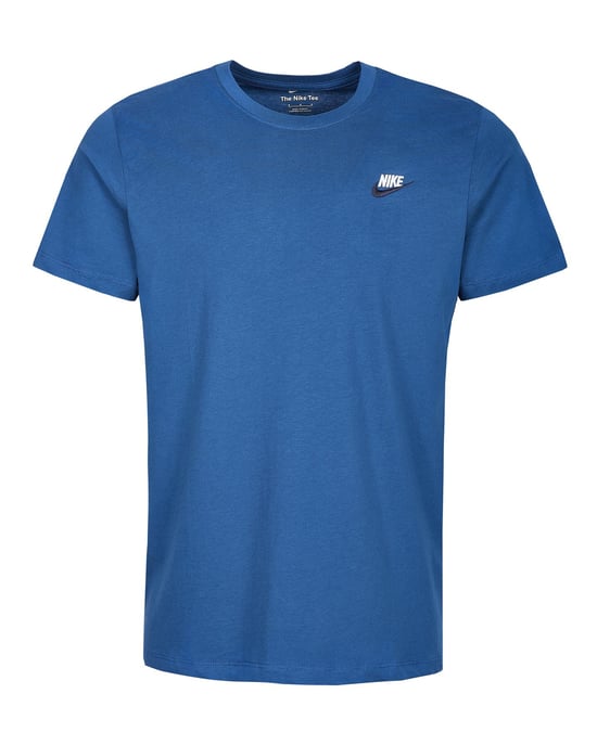 3 Pack Nike Sportswear Men's Club T Shirt - Grey/Black/Blue - Image 4