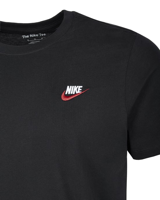 3 Pack Nike Sportswear Men's Club T Shirt - Black - Image 3
