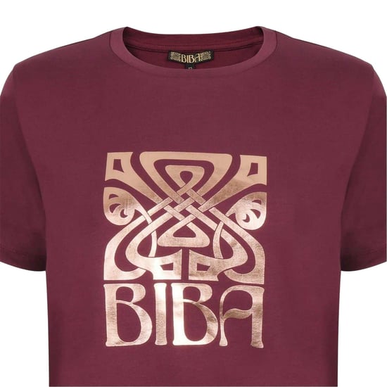 Biba Dames/Dames Logo T-Shirt (Afb.) - Image 3