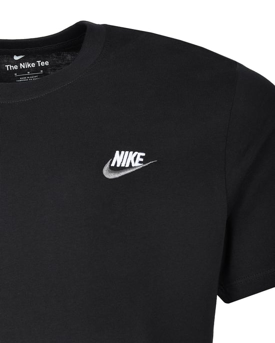 3 Pack Nike Sportswear Men's Club T Shirt - Black - Image 3