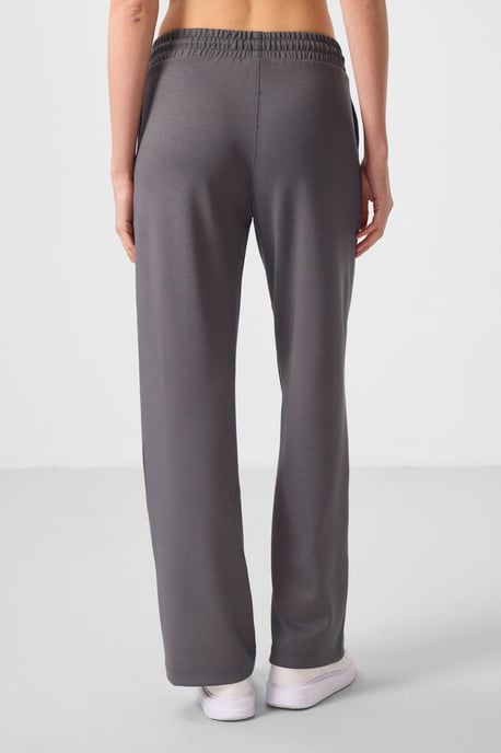 Getextureerde Wijde Pantalon met Koordsluiting - Image 6
