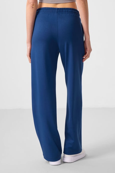 Gestructureerde Brede Pantalon met Touwtjes in de Taille - Image 6