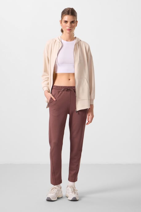 Dames Joggingbroek met Rits - Image 1