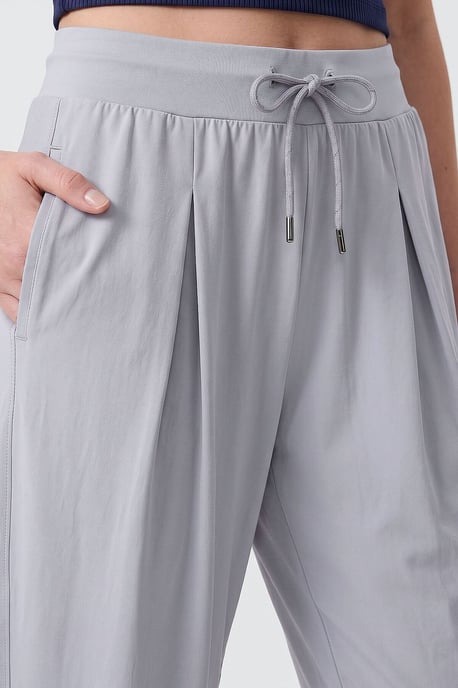 Mid-waist dunne jersey joggingsbroek met zak - Image 4