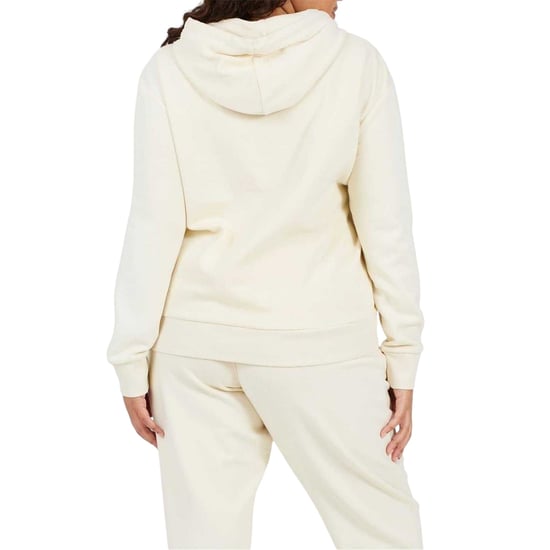 Brave Soul Effen hoodie met lange mouwen voor dames (Crème) - Image 2