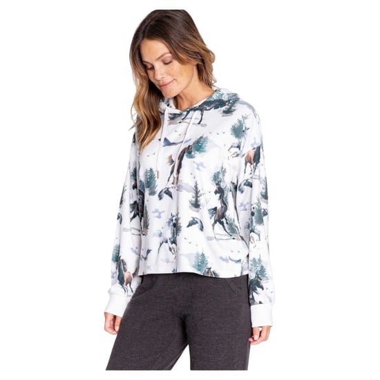 PJ Salvage Dames/Dames Scenic Relaxed Fit capuchon met koord (Gebroken wit) - Image 1