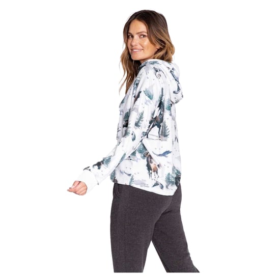 PJ Salvage Dames/Dames Scenic Relaxed Fit capuchon met koord (Gebroken wit) - Image 3