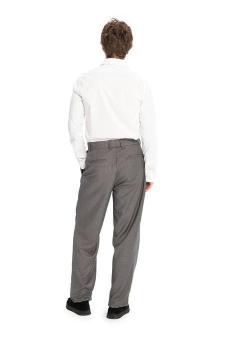 Pleated Regular Fit Pants - Image 3