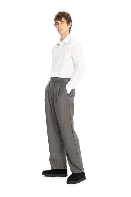 Pleated Regular Fit Pants - Image 4