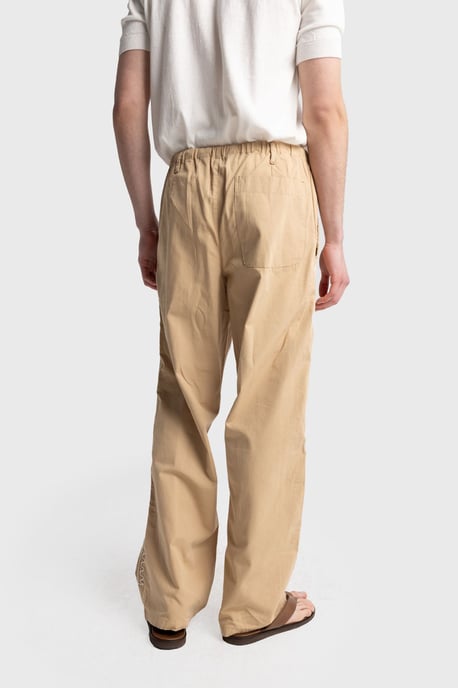 Men's Cotton Poplin Straight-Leg Trousers - Image 4