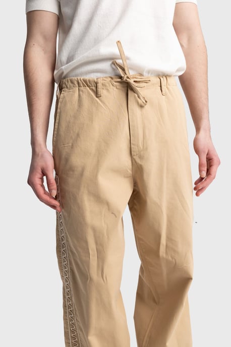 Men's Cotton Poplin Straight-Leg Trousers - Image 5