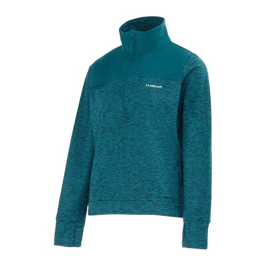 LA Gear Dames/Dames Sweatshirt met halve rits (Groen) - Image 3