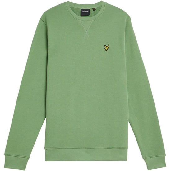 Lyle & Scott Heren Sweatshirt met Geborduurd Logo (Rookgroen) - Image 1