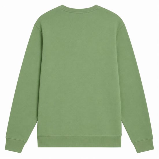 Lyle & Scott Heren Sweatshirt met Geborduurd Logo (Rookgroen) - Image 2