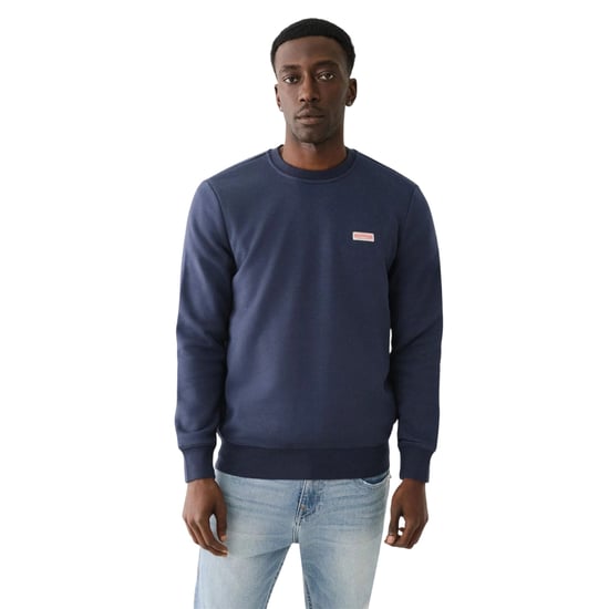 True Religion Sweatshirt med halsringning för män (Klänning blå) - Image 2