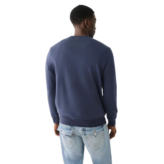 True Religion Sweatshirt med halsringning för män (Klänning blå) - Image 3