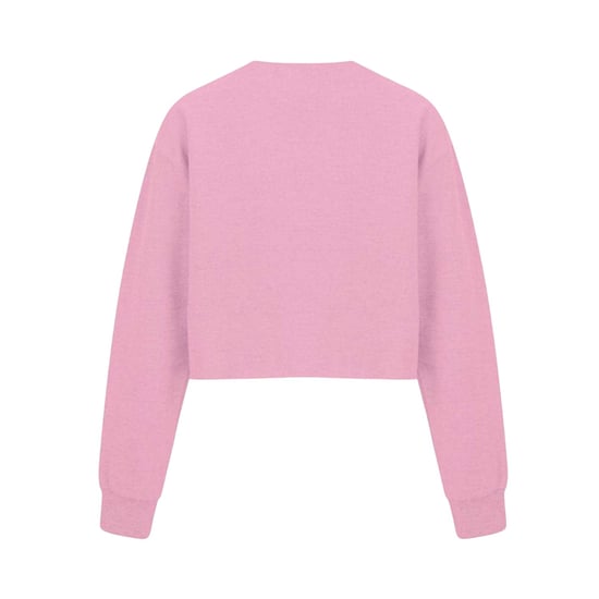 Miso Kort tröja med avslappnad passform för damer (Rosa) - Image 2