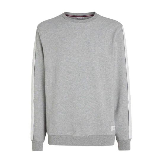 Tommy Hilfiger Mens Lounge Cotton Sweatshirt (Grey Heather Marl) - Image 2