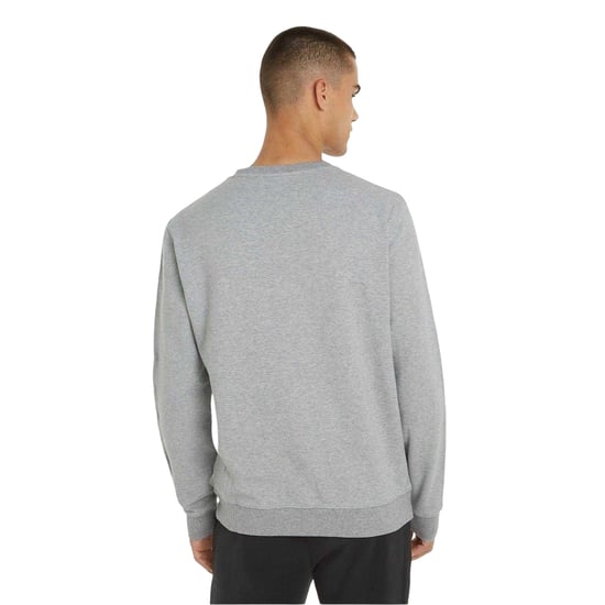 Tommy Hilfiger Mens Lounge Cotton Sweatshirt (Grey Heather Marl) - Image 3