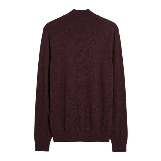 Farah Heren Sweater Top met Ritssluiting (Bourgondië) - Image 2