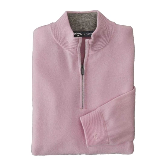 Callaway Heren Sweater Top met Ritssluiting (Roze) - Image 3