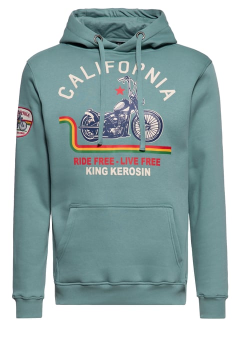 King Kerosin Herren Hoodie California - Image 1