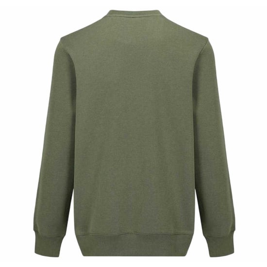 Slazenger Heren Fleece Sweatshirt met ronde hals (Khaki) - Image 2