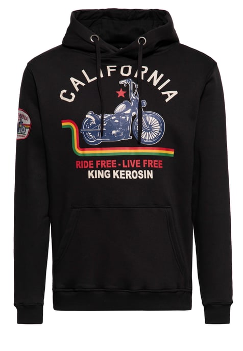 King Kerosin Herren Hoodie California - Image 1