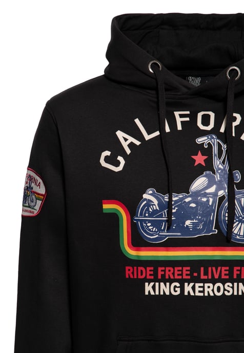 King Kerosin Herren Hoodie California - Image 3