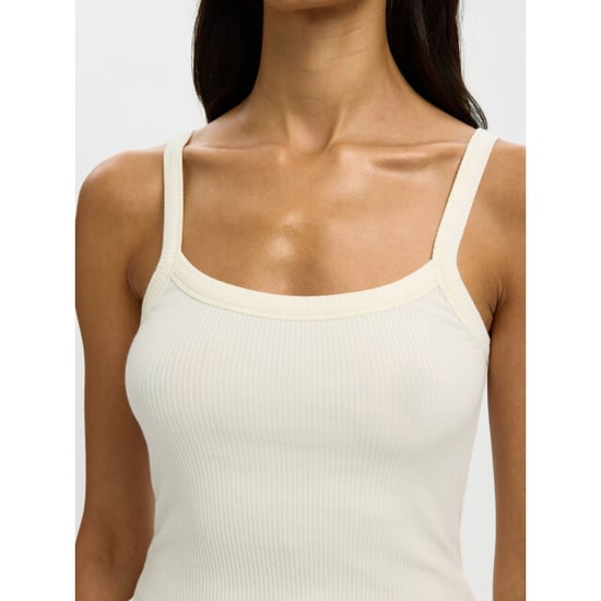 Selected Femme slwcelica anna strap tank top noos 16093261 snow white - Image 5