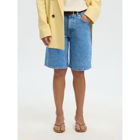 Selected Femme slfevelyn kori hw light blu shorts 16102621 light blue - Image 4