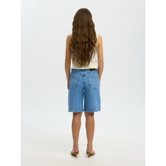 Selected Femme slfevelyn kori hw light blu shorts 16102621 light blue - Image 5